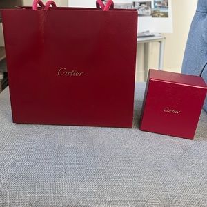 Small Cartier bag and ring box holder